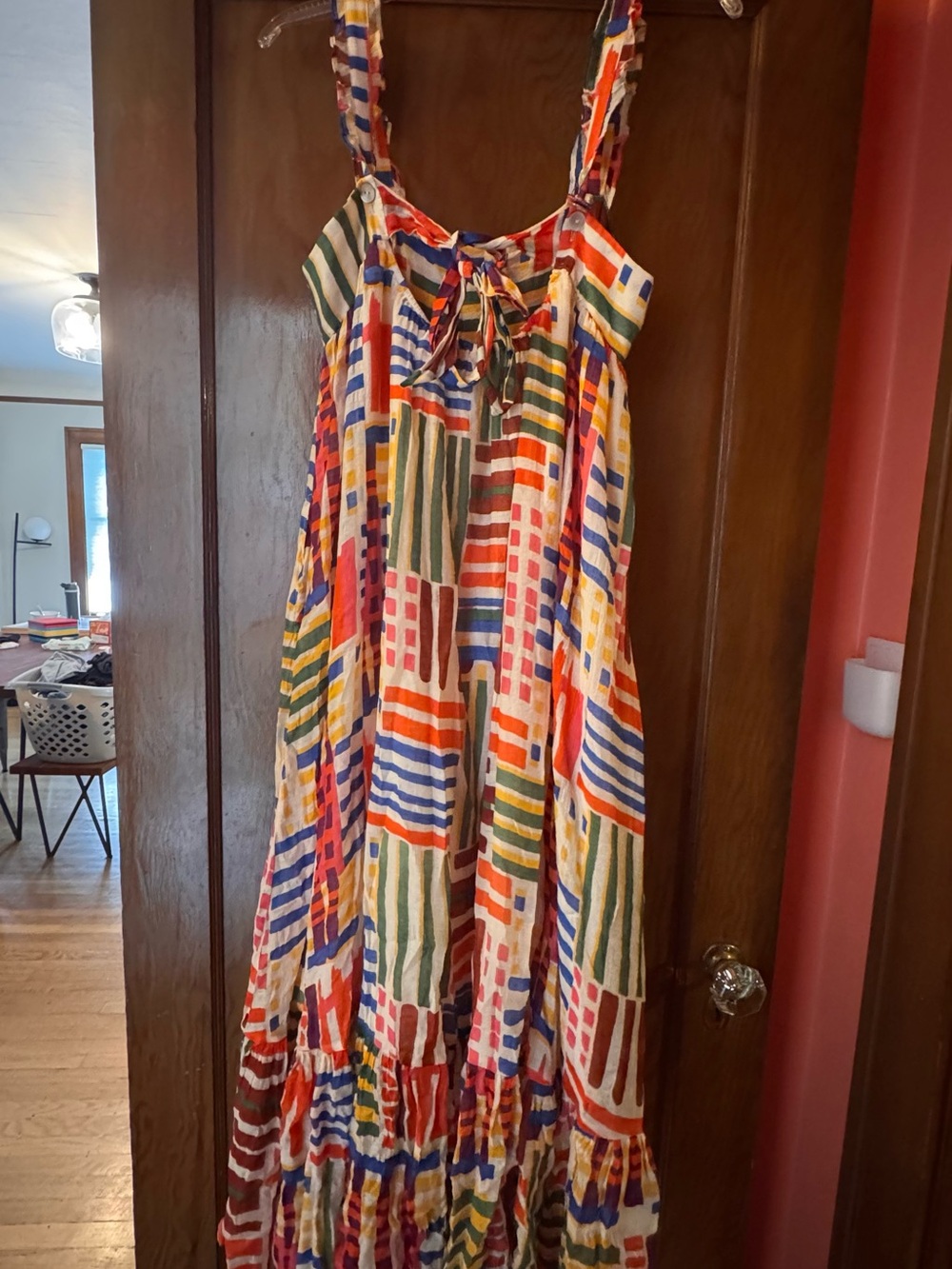 THML Multicolor Geometric Print Maxi Dress - Picture 3 of 5